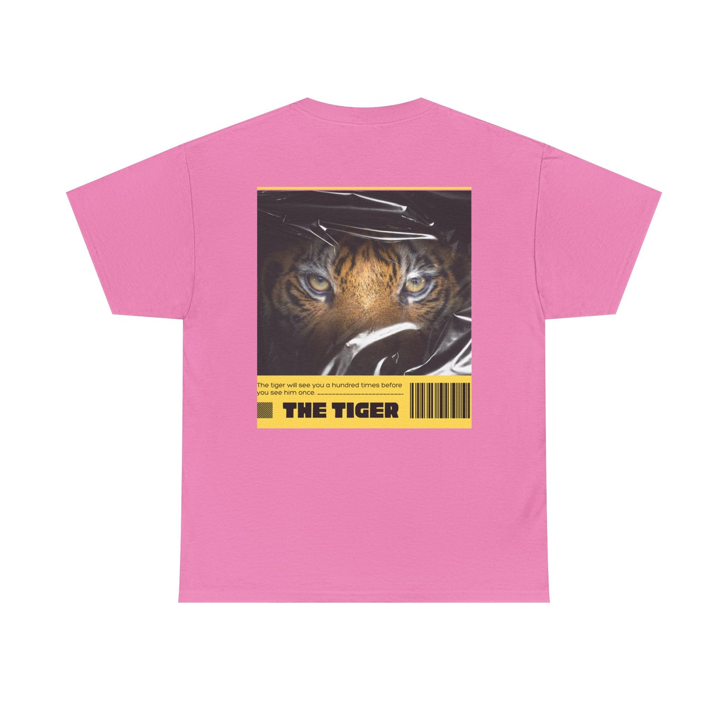 Fierce Tiger Graphic Tee, Unisex Cotton T-Shirt, Animal Lover Shirt, Wildlife Tee, Nature Enthusiast Gift