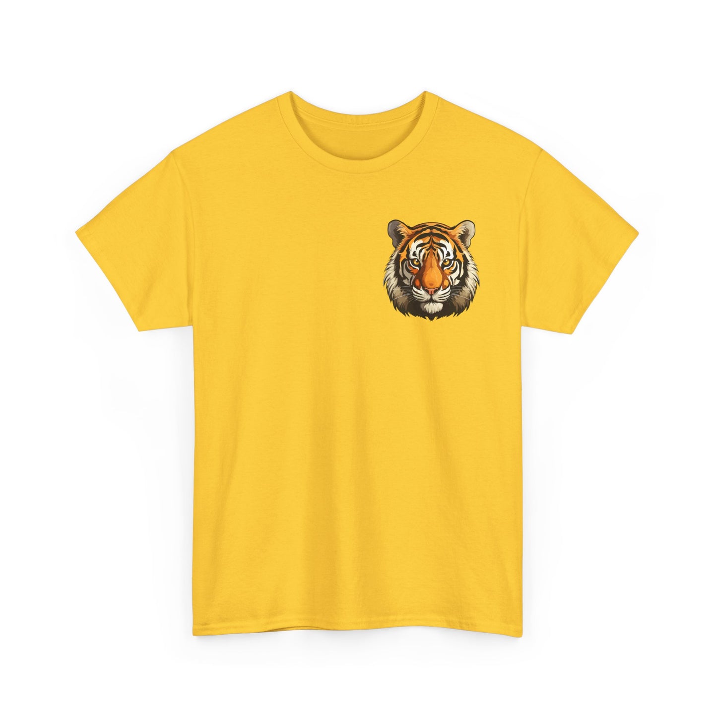 Fierce Tiger Graphic Tee, Unisex Cotton T-Shirt, Animal Lover Shirt, Wildlife Tee, Nature Enthusiast Gift