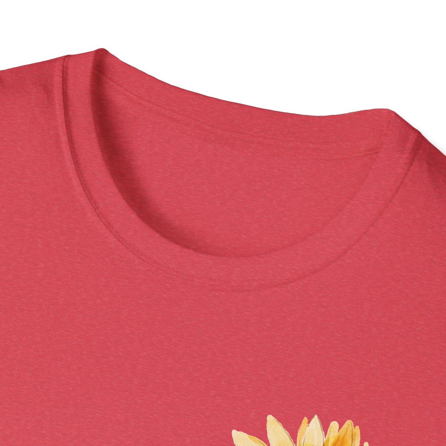 Sunflower Bloom Unisex T-Shirt | Positive Vibes Apparel | Gift for Flower Lovers | Spring Style | Botanical Tee, Inspirational Shirt