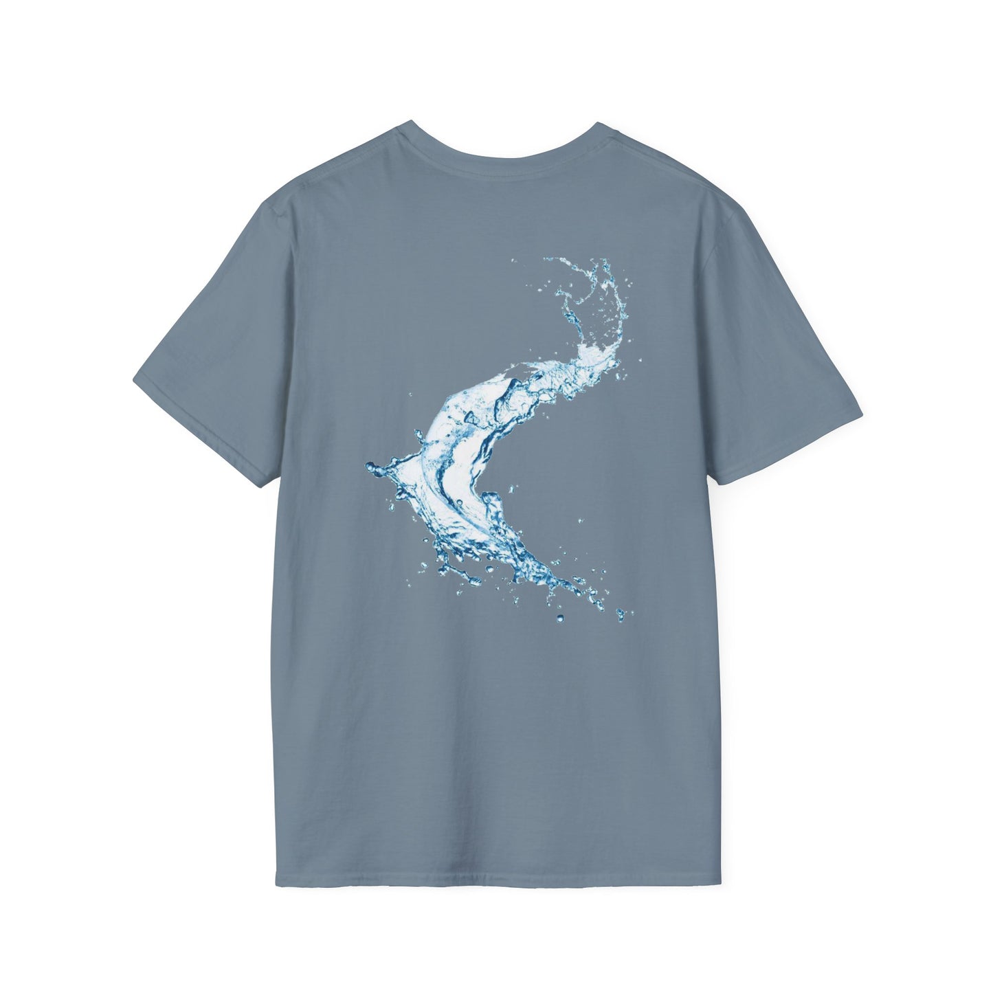 Water Wave Unisex Softstyle T-Shirt | Eco-Friendly, Casual Wear, Gift for Water Lovers, Summer Style, Nature Tees