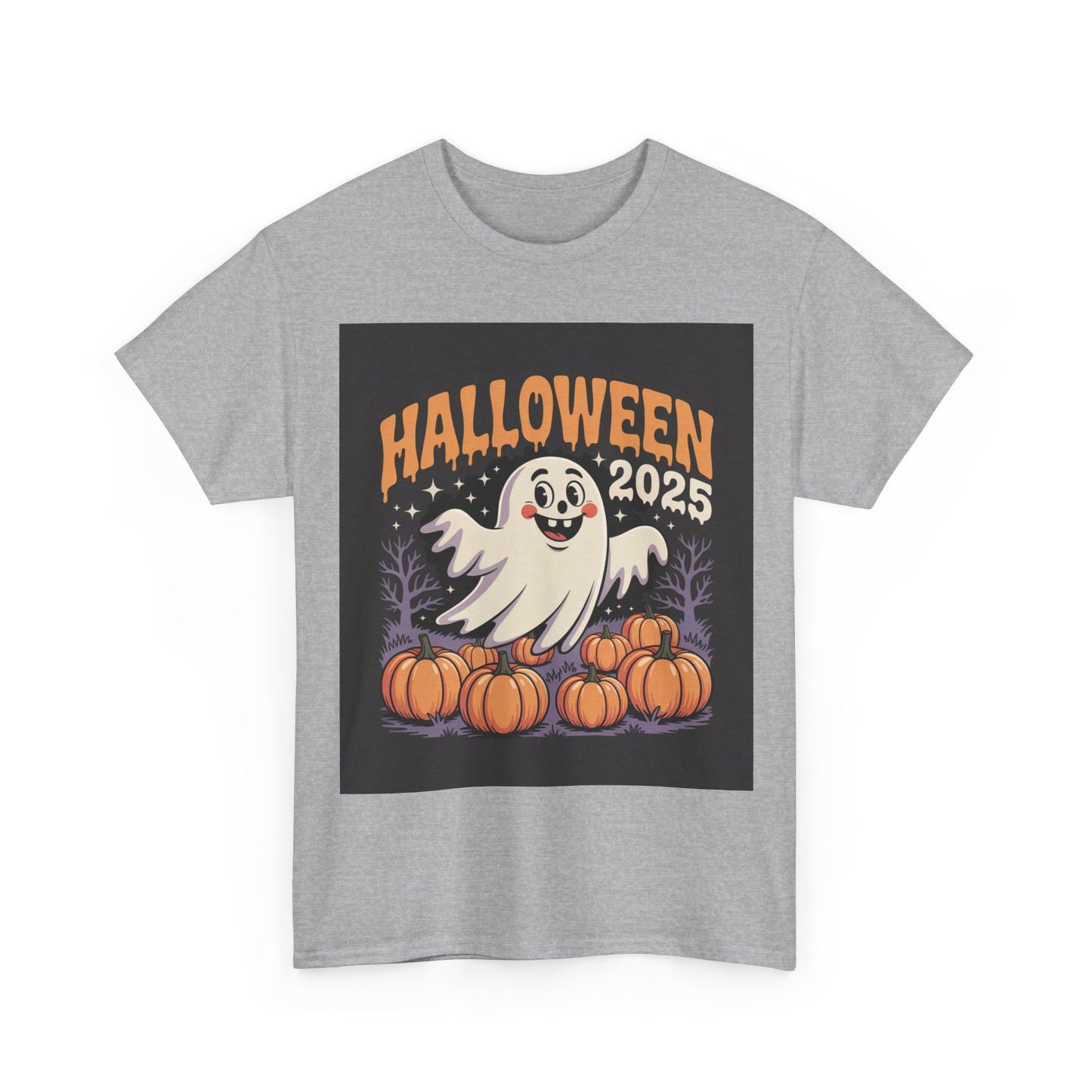 Halloween Ghost Unisex Tee - Celebrate with Style, Perfect for Parties, Fall Festivities, and Carving Pumpkins