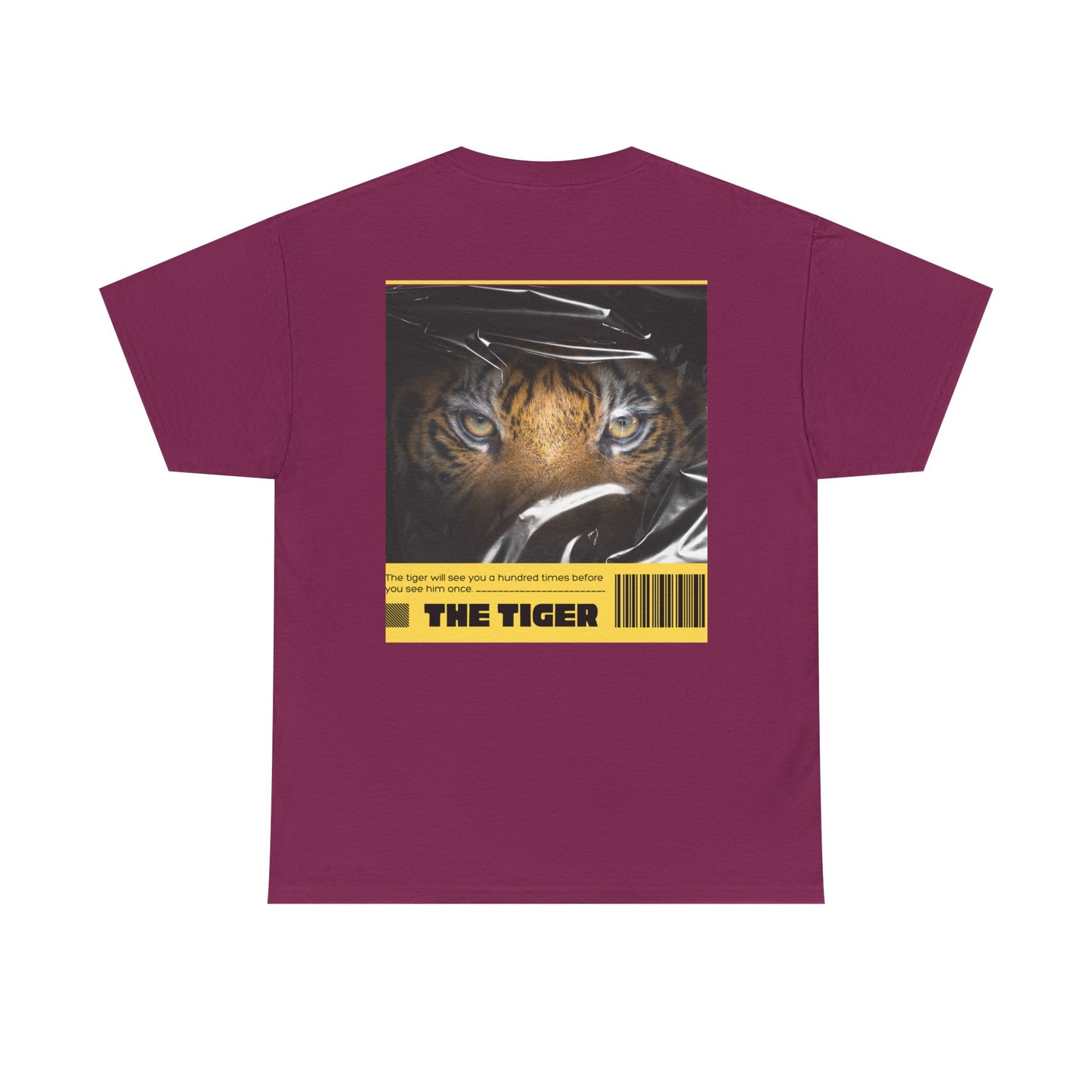 Fierce Tiger Graphic Tee, Unisex Cotton T-Shirt, Animal Lover Shirt, Wildlife Tee, Nature Enthusiast Gift