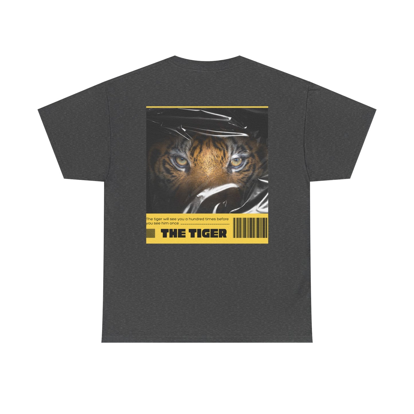 Fierce Tiger Graphic Tee, Unisex Cotton T-Shirt, Animal Lover Shirt, Wildlife Tee, Nature Enthusiast Gift