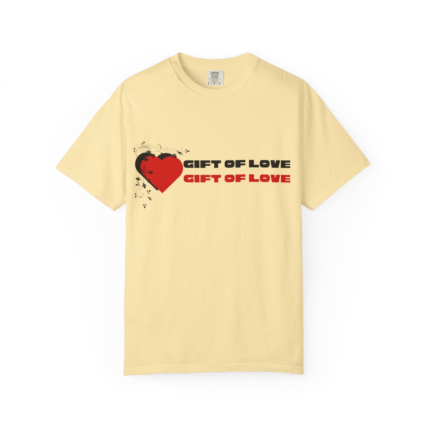 Unisex Gift of Love T-Shirt, Casual Love Tee, Heart Graphic Shirt, Valentine's Day Gift, Anniversary Apparel, Heart Print Top