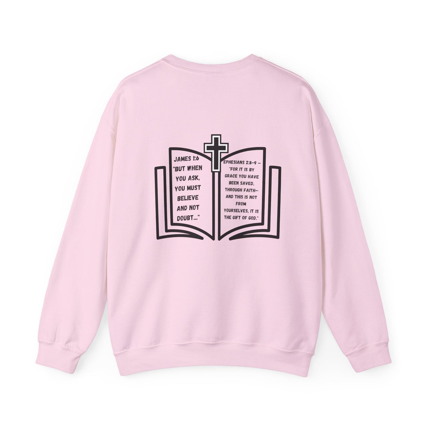 Faith-Inspired Unisex Crewneck Sweatshirt, Inspirational Sweatshirt, Religious Gift, Christian Apparel, Scripture Quote Sweatshirt, [...]