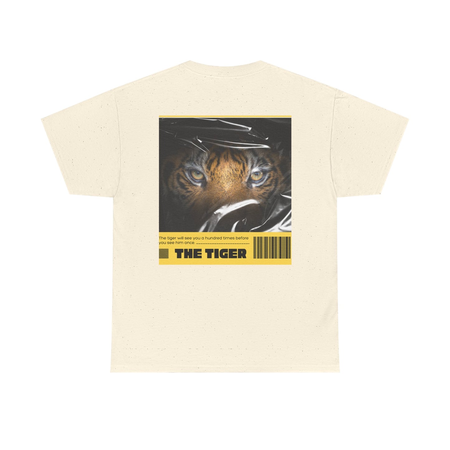 Fierce Tiger Graphic Tee, Unisex Cotton T-Shirt, Animal Lover Shirt, Wildlife Tee, Nature Enthusiast Gift