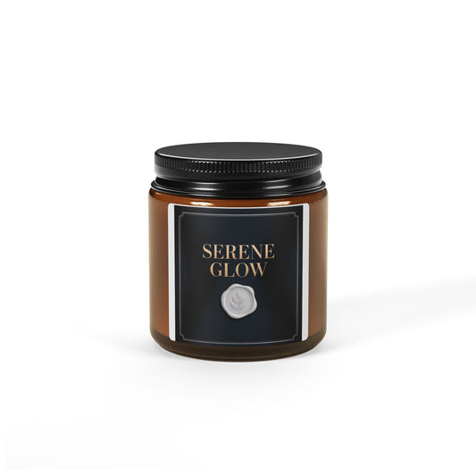Serene Glow Scented Soy Candle - Relaxing Home Decor, Gift for Her, Aromatherapy, Birthday, Self-Care