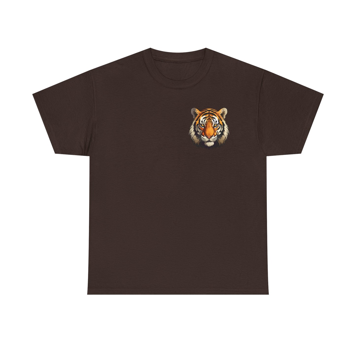 Fierce Tiger Graphic Tee, Unisex Cotton T-Shirt, Animal Lover Shirt, Wildlife Tee, Nature Enthusiast Gift