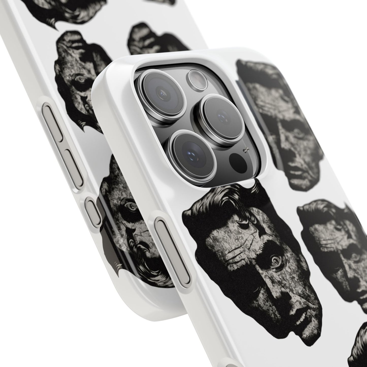 Artistic Slim Phone Cases with Unique Face Design, Trendy Accessories, Gift for Art Lovers, Stylish Phone Covers, Modern Tech [...]