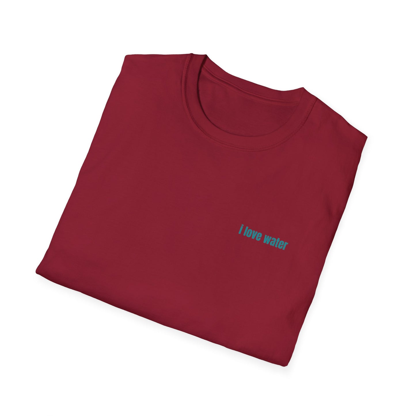 Water Wave Unisex Softstyle T-Shirt | Eco-Friendly, Casual Wear, Gift for Water Lovers, Summer Style, Nature Tees