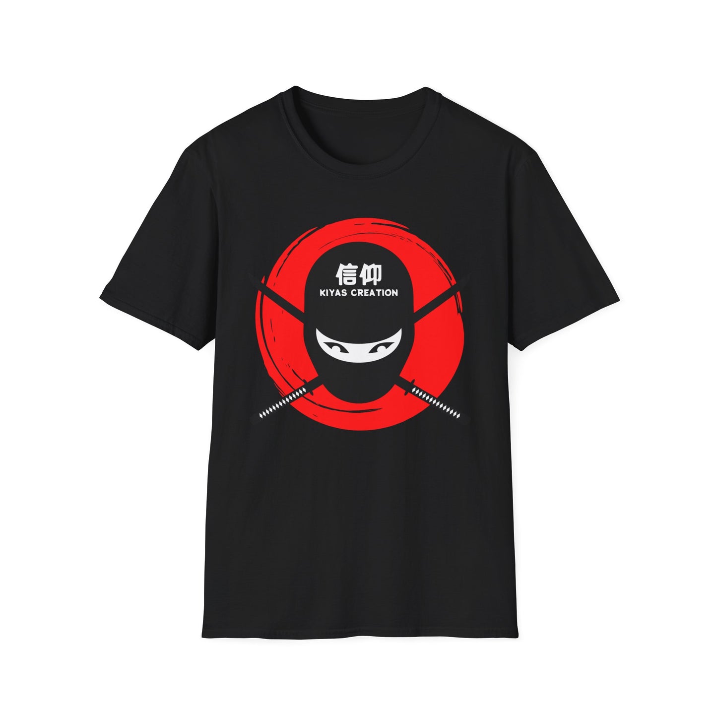 Ninja Inspired Unisex Softstyle T-Shirt, Cool Graphic Tee, Anime Clothing, Gift for Gamers, Casual Streetwear