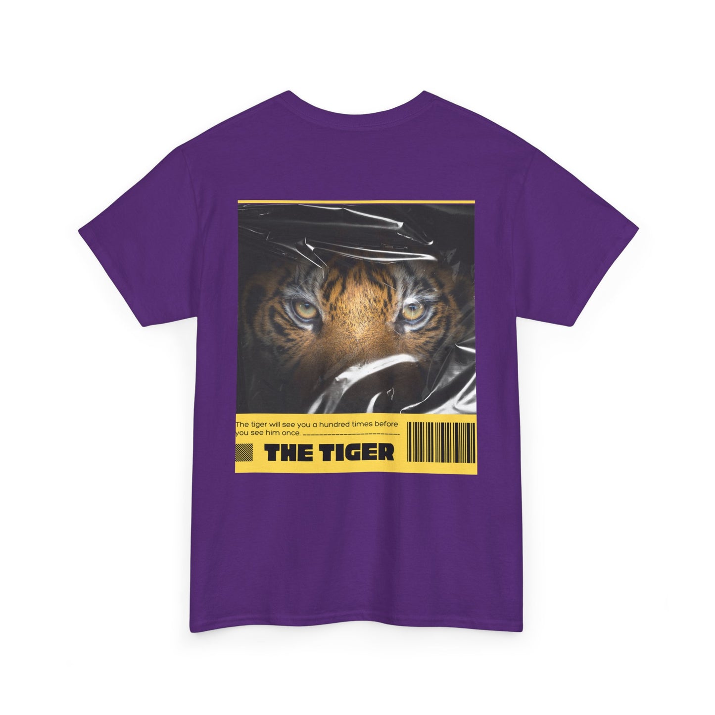 Fierce Tiger Graphic Tee, Unisex Cotton T-Shirt, Animal Lover Shirt, Wildlife Tee, Nature Enthusiast Gift