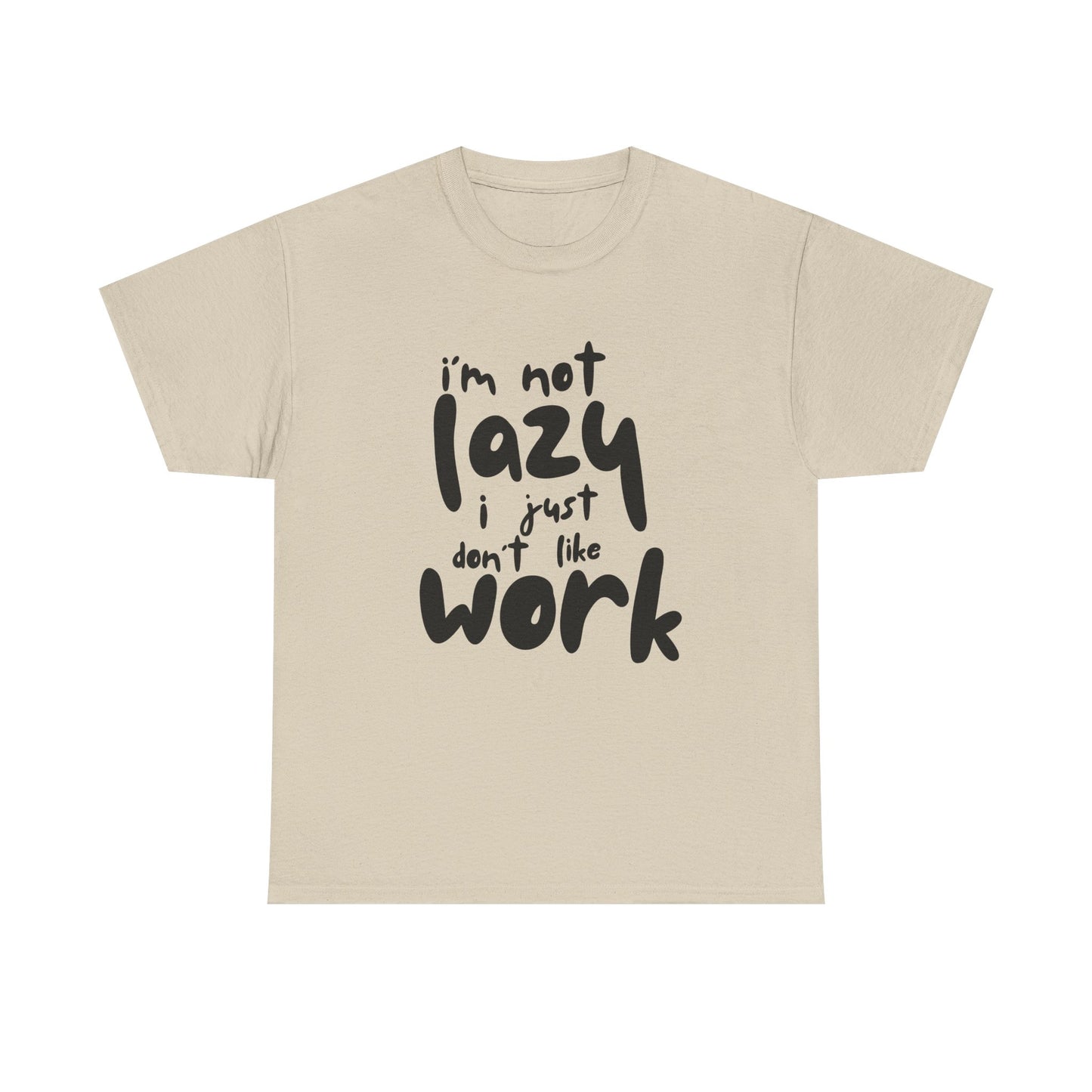 Lazy Humor Unisex Cotton Tee – Perfect for Casual Wear, Gifts, Lazy Days, and Everyday Laughs, Fun Quotes T-shirt, Relaxed Style Tee