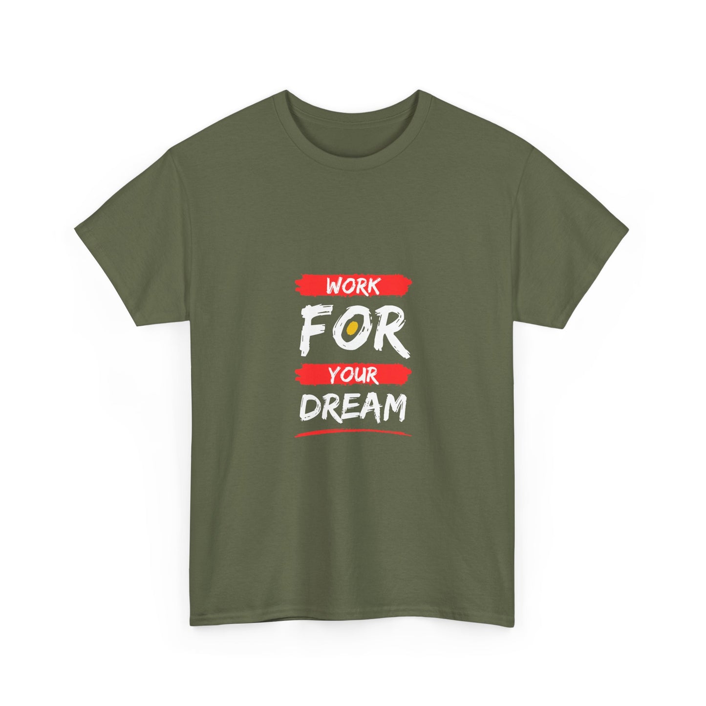 Motivational Tee - Work for Your Dream, Inspirational Shirt, Gift for Dreamers, Unisex Cotton Tee, Life Goals Apparel, Positive Vibes [...]