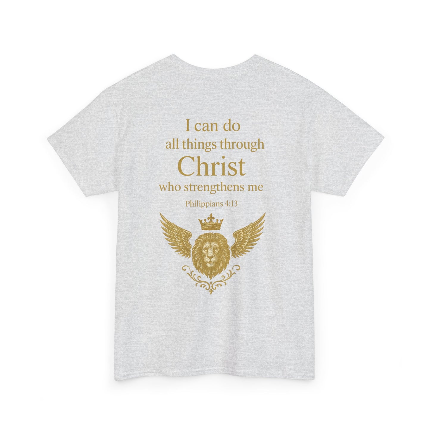 Inspirational Unisex T-Shirt - Spiritual Strength, Faith Apparel, Bible Verse Tee, Motivational Gift, Christian Wear