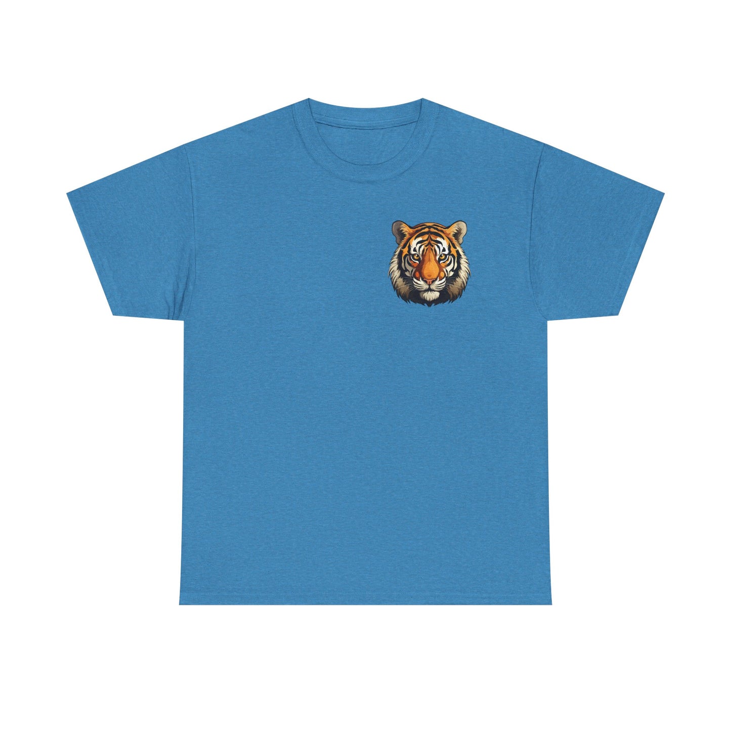 Fierce Tiger Graphic Tee, Unisex Cotton T-Shirt, Animal Lover Shirt, Wildlife Tee, Nature Enthusiast Gift