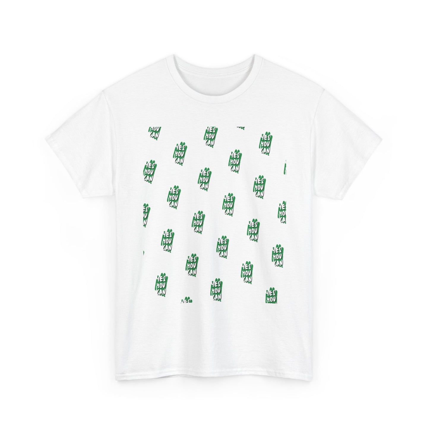 Cactus Pattern Unisex Heavy Cotton Tee - Casual Wear, Gift for Nature Lovers, Summer Fashion, Eco-Friendly Shirt, Relaxed Fit Tee