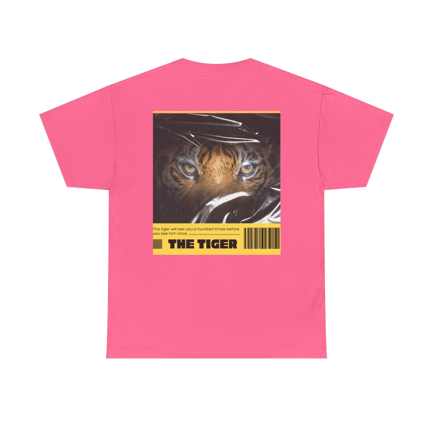 Fierce Tiger Graphic Tee, Unisex Cotton T-Shirt, Animal Lover Shirt, Wildlife Tee, Nature Enthusiast Gift