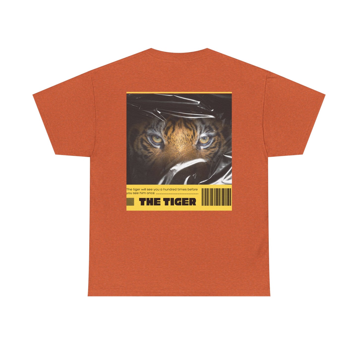 Fierce Tiger Graphic Tee, Unisex Cotton T-Shirt, Animal Lover Shirt, Wildlife Tee, Nature Enthusiast Gift