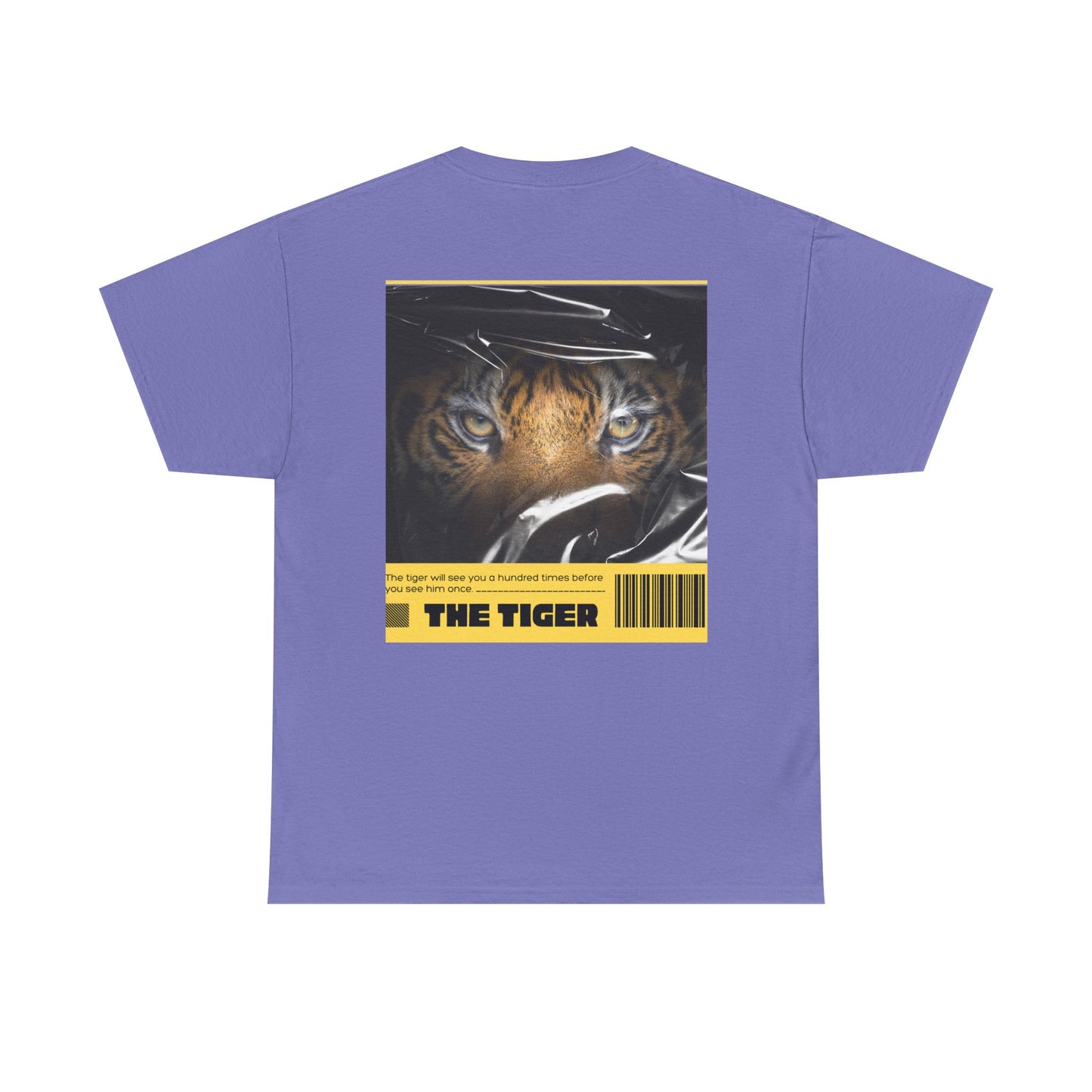 Fierce Tiger Graphic Tee, Unisex Cotton T-Shirt, Animal Lover Shirt, Wildlife Tee, Nature Enthusiast Gift