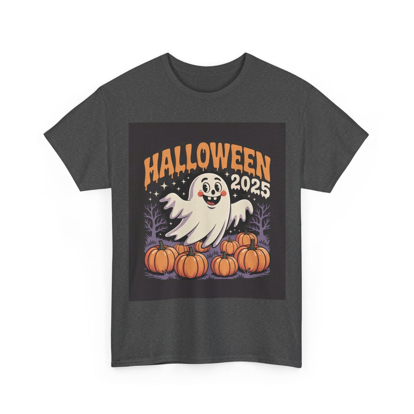 Halloween Ghost Unisex Tee - Celebrate with Style, Perfect for Parties, Fall Festivities, and Carving Pumpkins