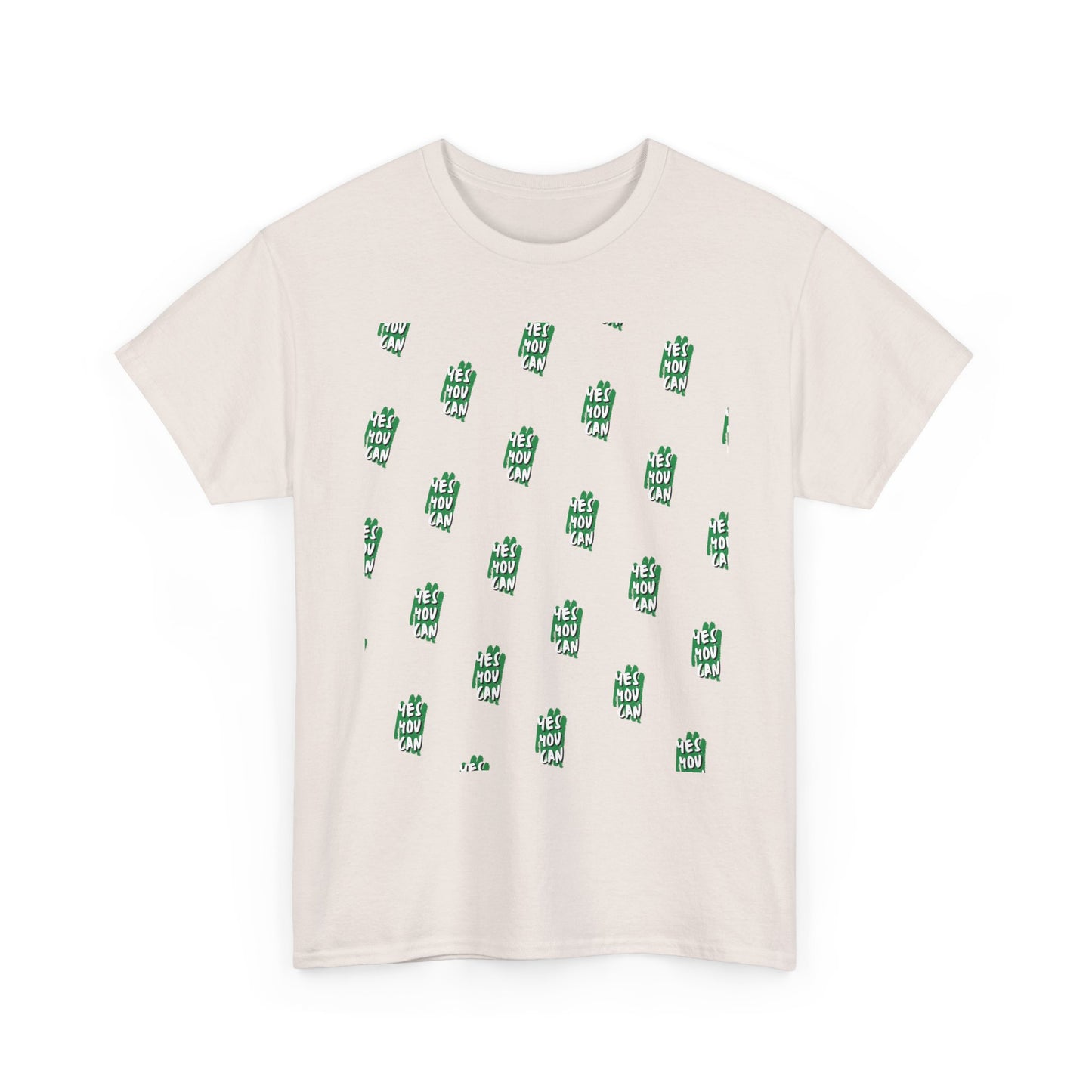Cactus Pattern Unisex Heavy Cotton Tee - Casual Wear, Gift for Nature Lovers, Summer Fashion, Eco-Friendly Shirt, Relaxed Fit Tee