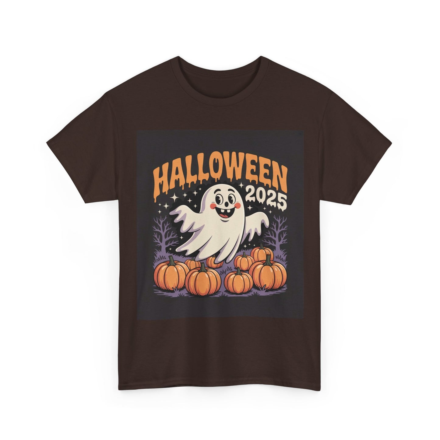 Halloween Ghost Unisex Tee - Celebrate with Style, Perfect for Parties, Fall Festivities, and Carving Pumpkins