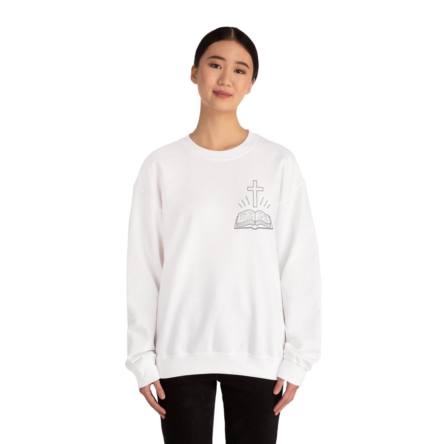 Faith-Inspired Unisex Crewneck Sweatshirt, Inspirational Sweatshirt, Religious Gift, Christian Apparel, Scripture Quote Sweatshirt, [...]