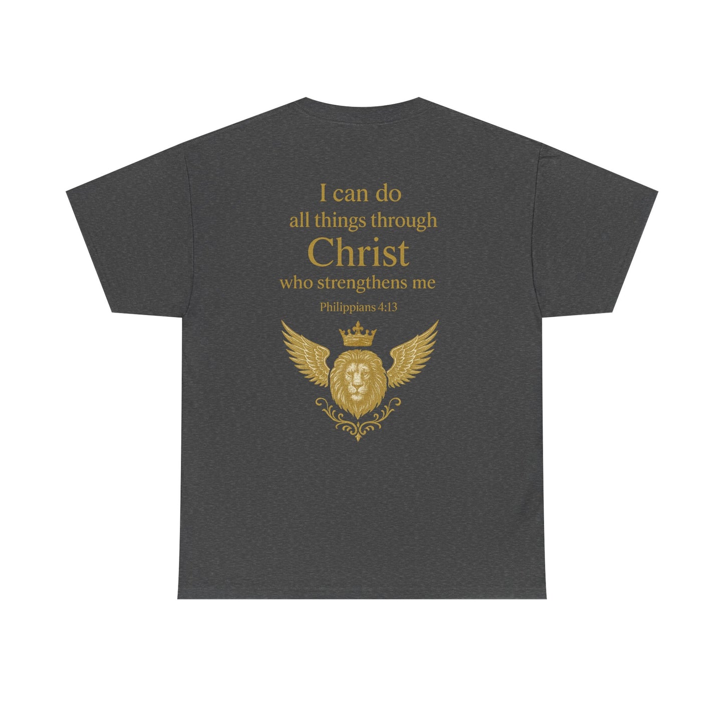 Inspirational Unisex T-Shirt - Spiritual Strength, Faith Apparel, Bible Verse Tee, Motivational Gift, Christian Wear