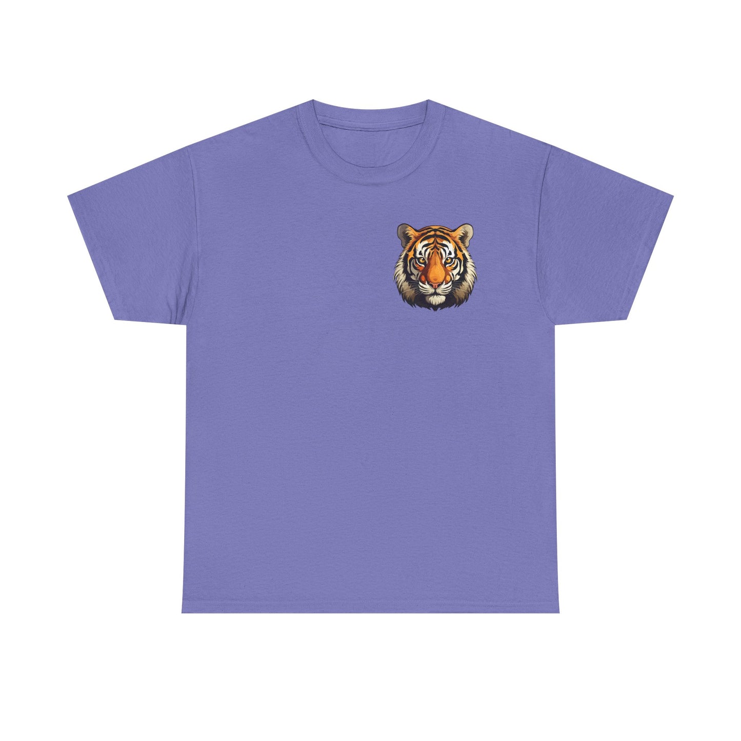 Fierce Tiger Graphic Tee, Unisex Cotton T-Shirt, Animal Lover Shirt, Wildlife Tee, Nature Enthusiast Gift
