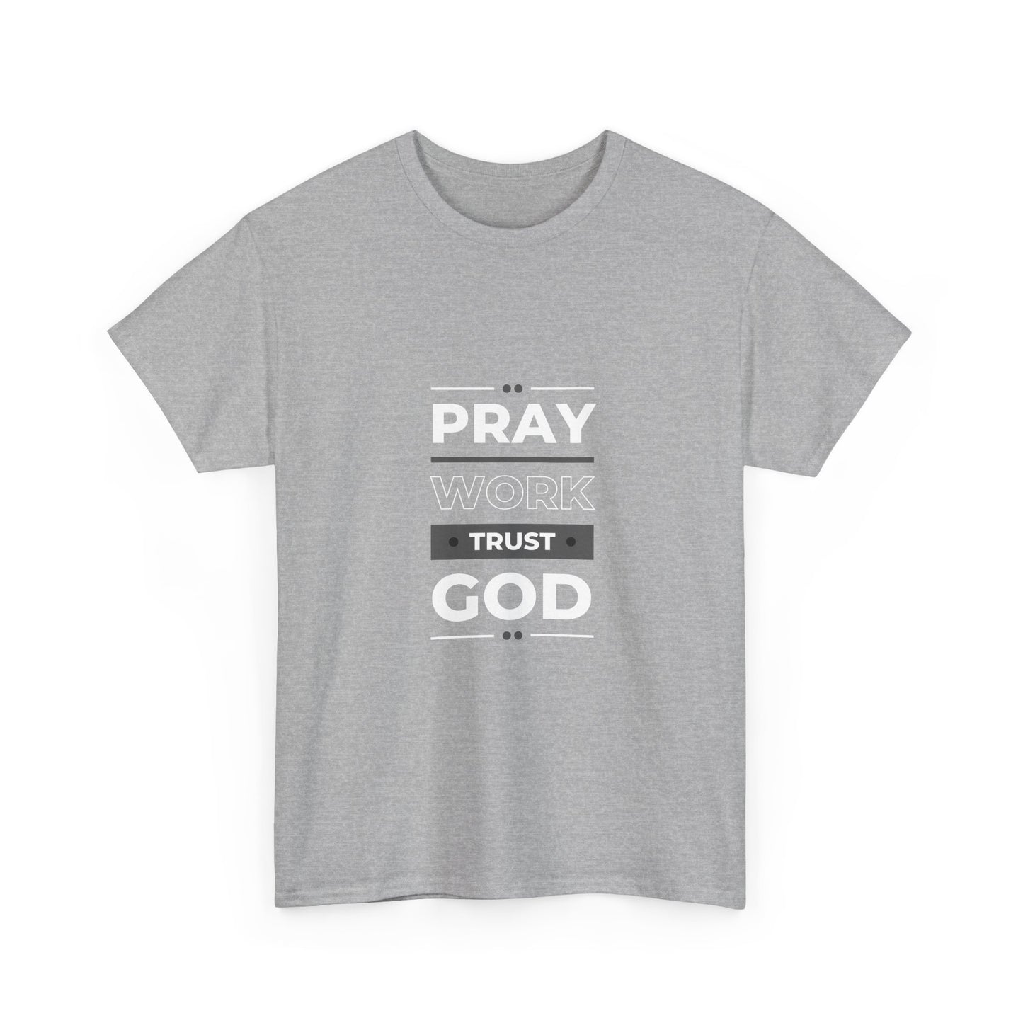 Inspirational Unisex Heavy Cotton Tee - Perfect for Faith, Motivation, Casual Wear, Gifts, Spirituality