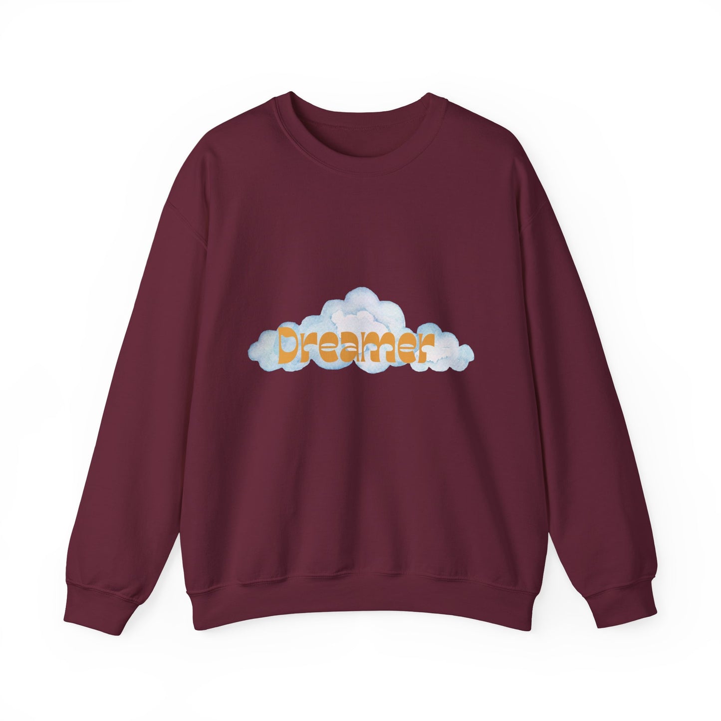 Dreamer Crewneck Sweatshirt | Cozy Relaxation | Gift for Dreamers | Fall/Winter Style | Inspirational Fashion