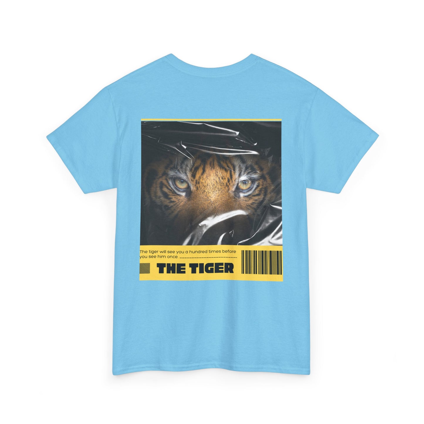 Fierce Tiger Graphic Tee, Unisex Cotton T-Shirt, Animal Lover Shirt, Wildlife Tee, Nature Enthusiast Gift