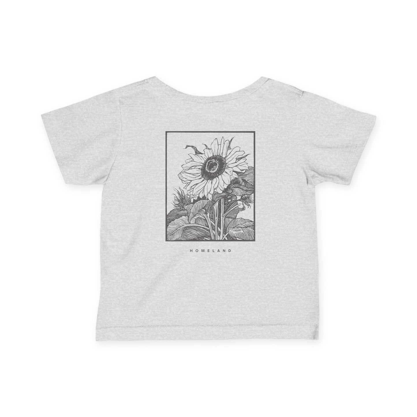 Sunflower Infant Tee, Baby Shirt, Toddler Outfit, Cute Gift for New Parents, Spring Fashion, Flower Design Tee