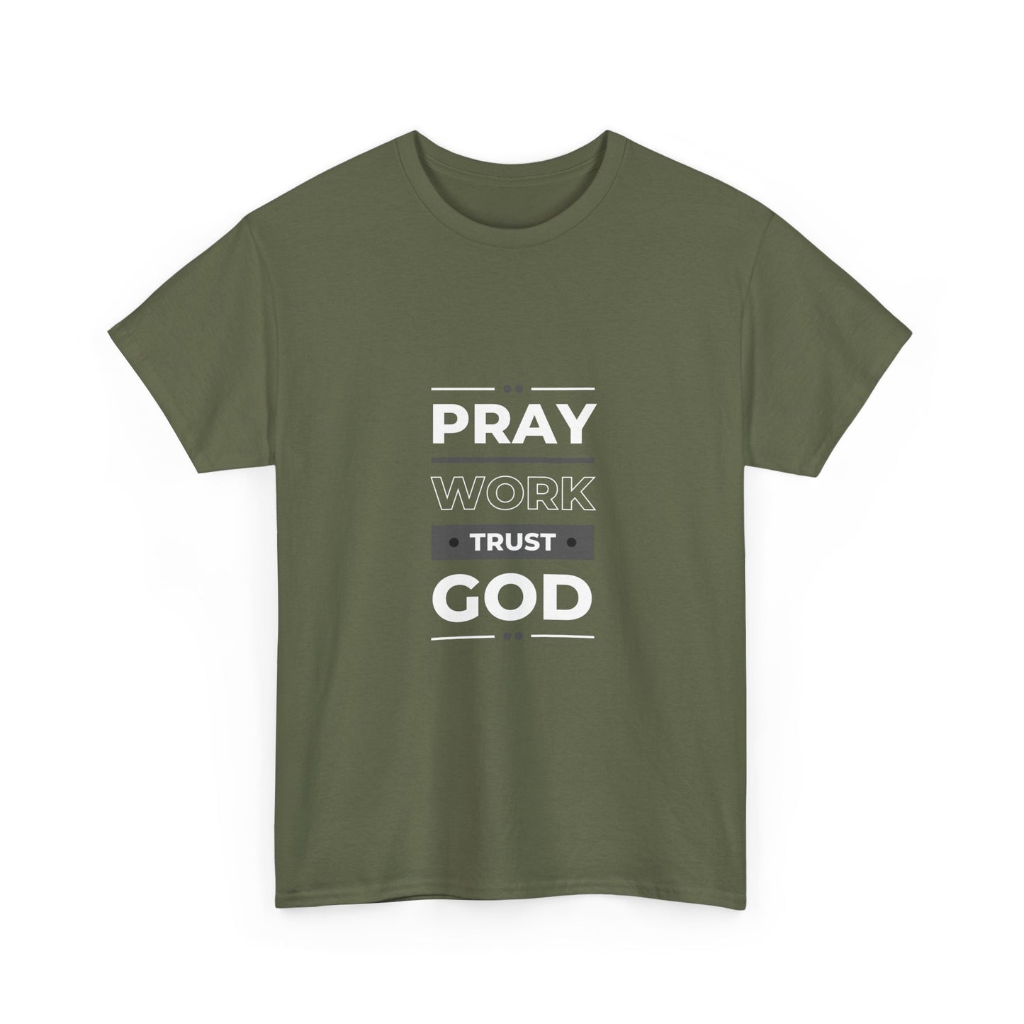 Inspirational Unisex Heavy Cotton Tee - Perfect for Faith, Motivation, Casual Wear, Gifts, Spirituality