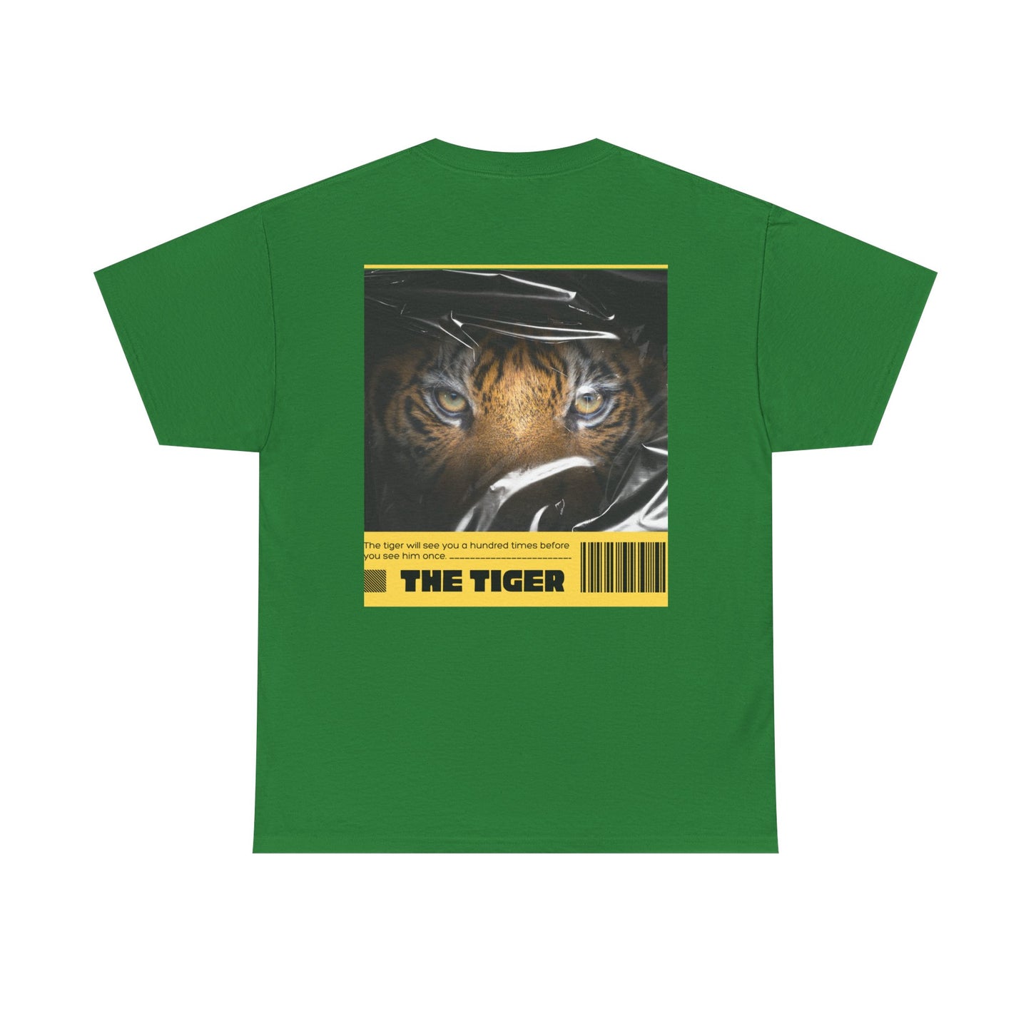 Fierce Tiger Graphic Tee, Unisex Cotton T-Shirt, Animal Lover Shirt, Wildlife Tee, Nature Enthusiast Gift
