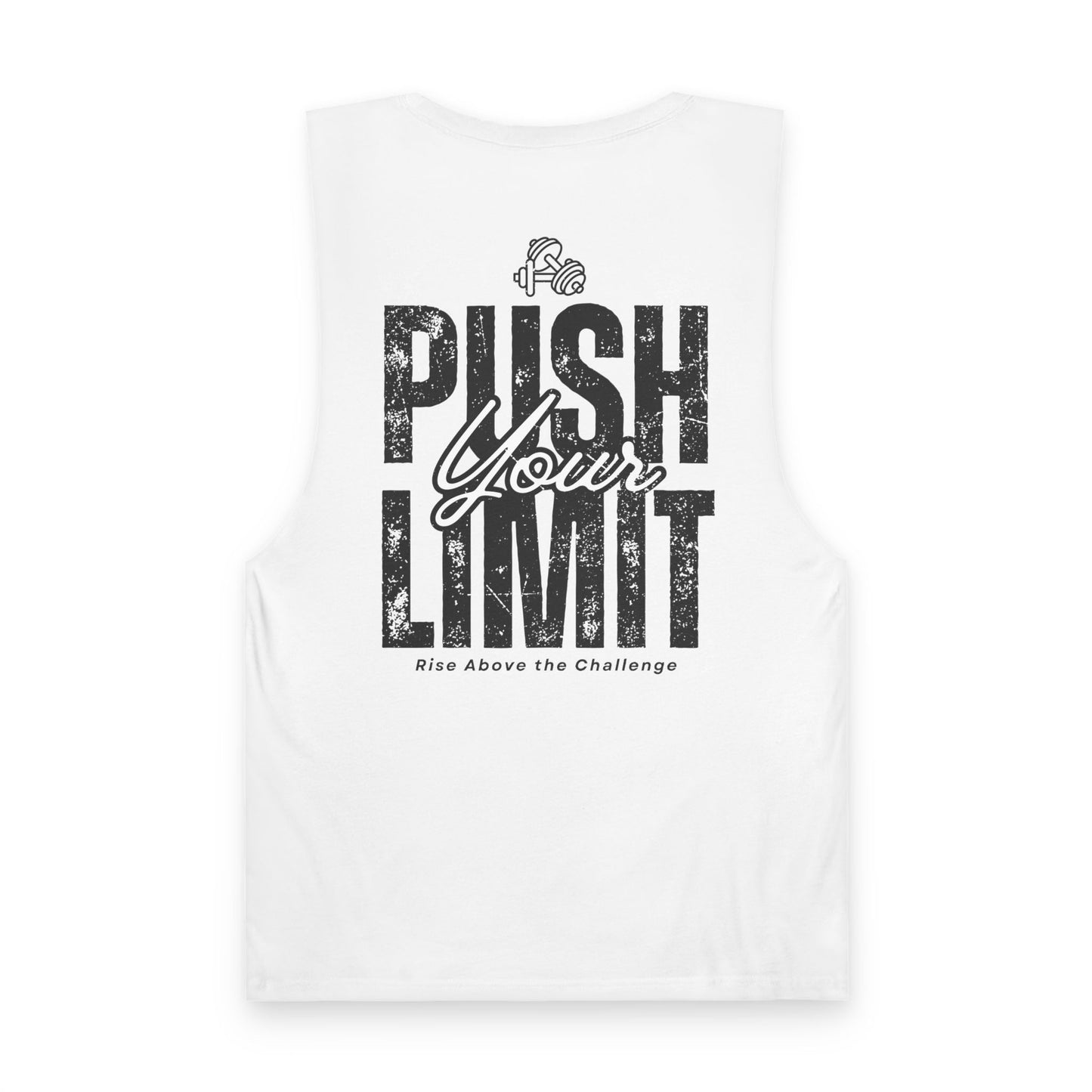 Unisex Fitness Tank - Push Your Limit Workout Shirt, Gym Apparel, Athletic Wear, Motivational Tank Top, Perfect for Training or Gifts