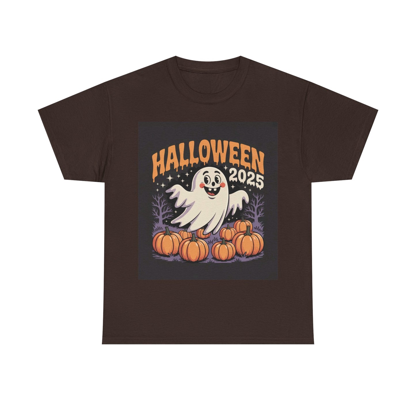 Halloween Ghost Unisex Tee - Celebrate with Style, Perfect for Parties, Fall Festivities, and Carving Pumpkins