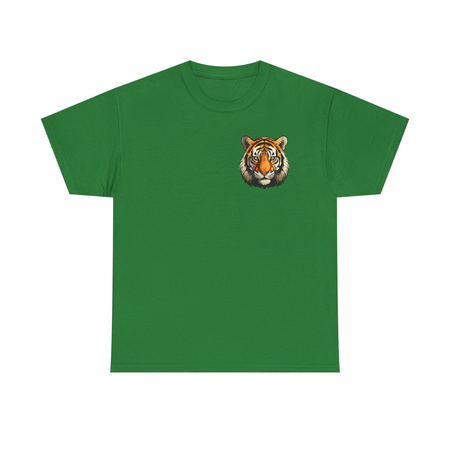 Fierce Tiger Graphic Tee, Unisex Cotton T-Shirt, Animal Lover Shirt, Wildlife Tee, Nature Enthusiast Gift
