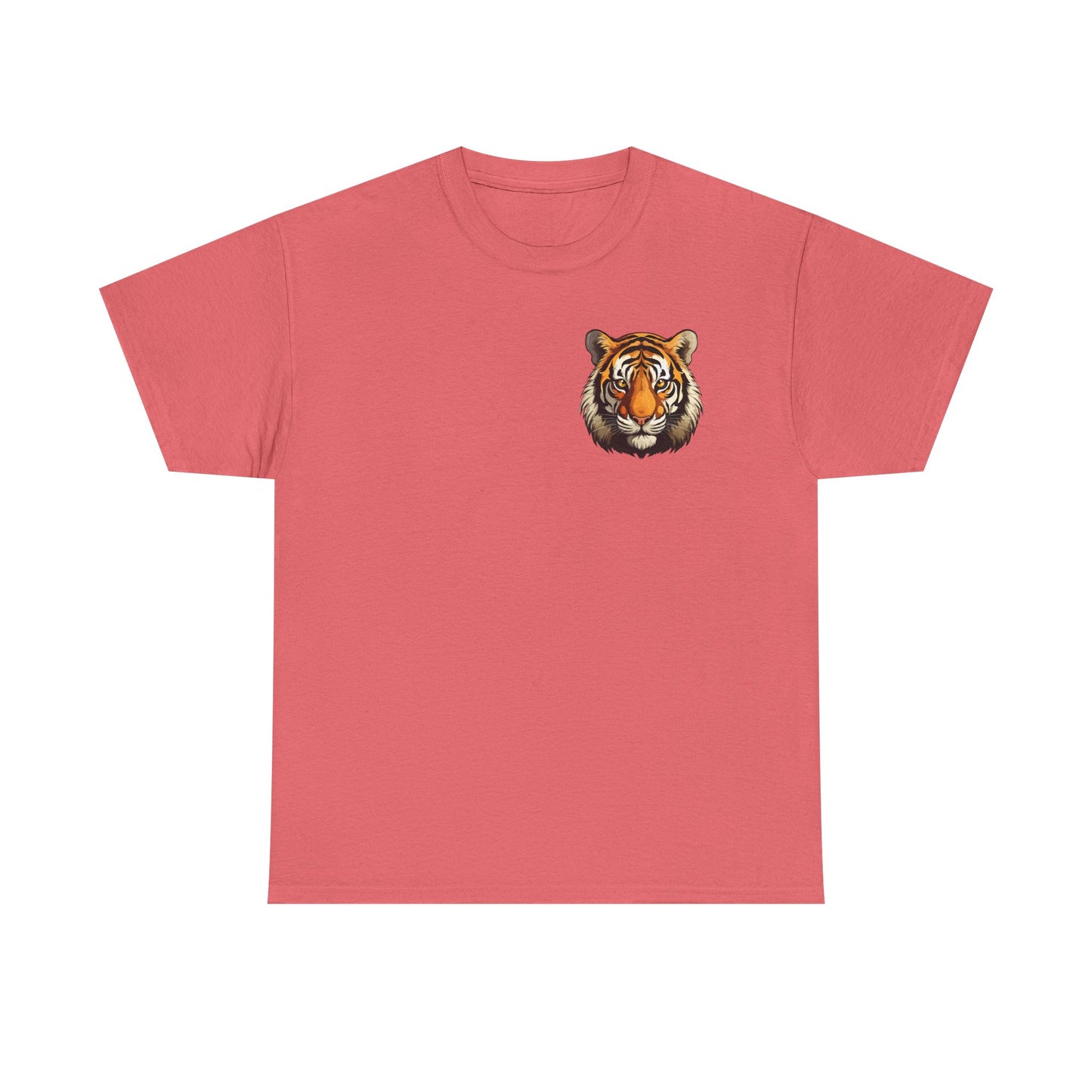 Fierce Tiger Graphic Tee, Unisex Cotton T-Shirt, Animal Lover Shirt, Wildlife Tee, Nature Enthusiast Gift