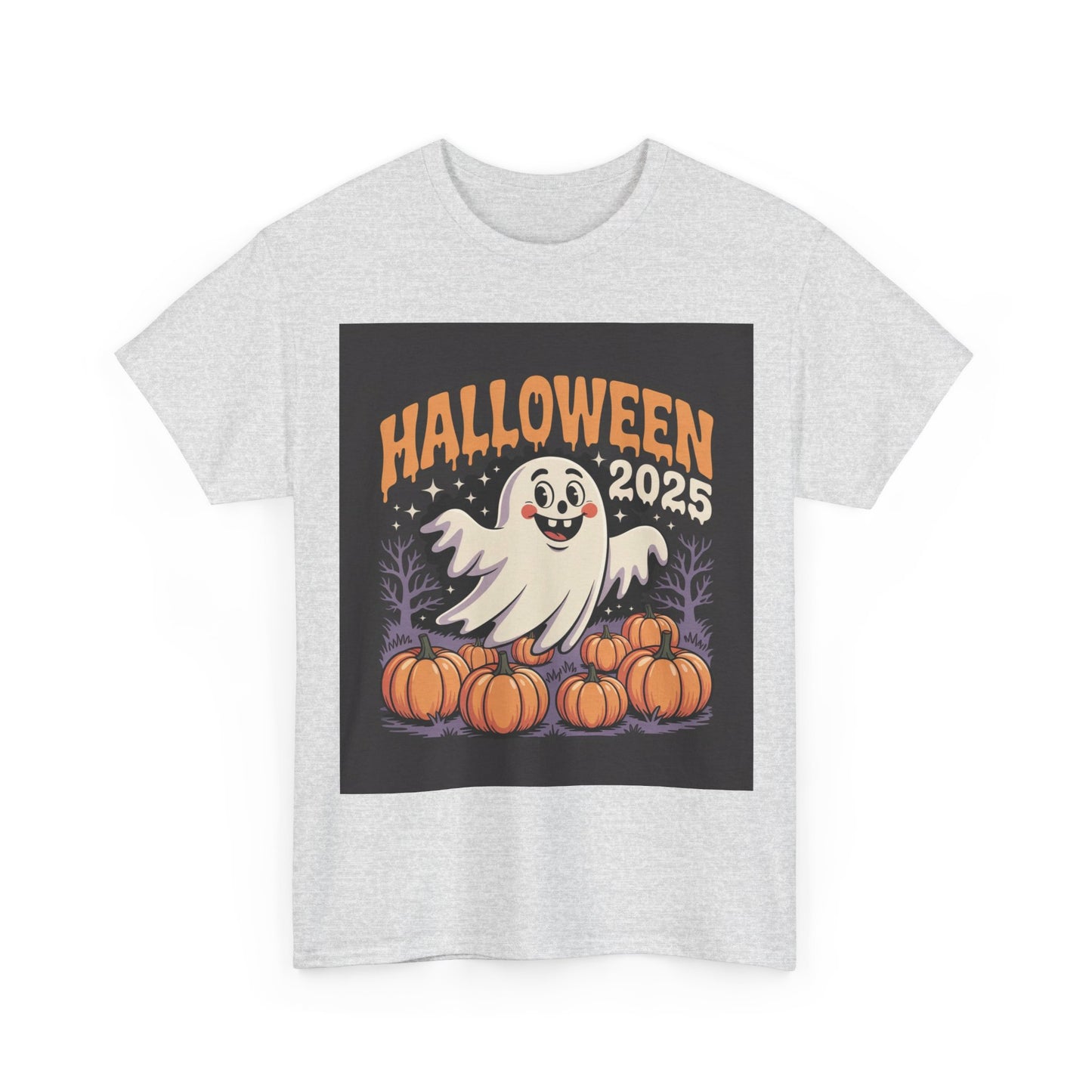 Halloween Ghost Unisex Tee - Celebrate with Style, Perfect for Parties, Fall Festivities, and Carving Pumpkins