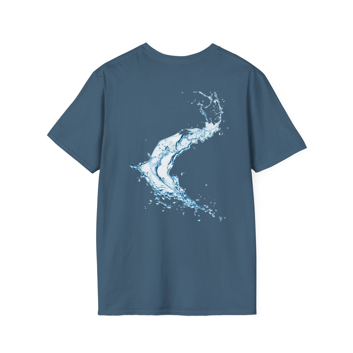Water Wave Unisex Softstyle T-Shirt | Eco-Friendly, Casual Wear, Gift for Water Lovers, Summer Style, Nature Tees