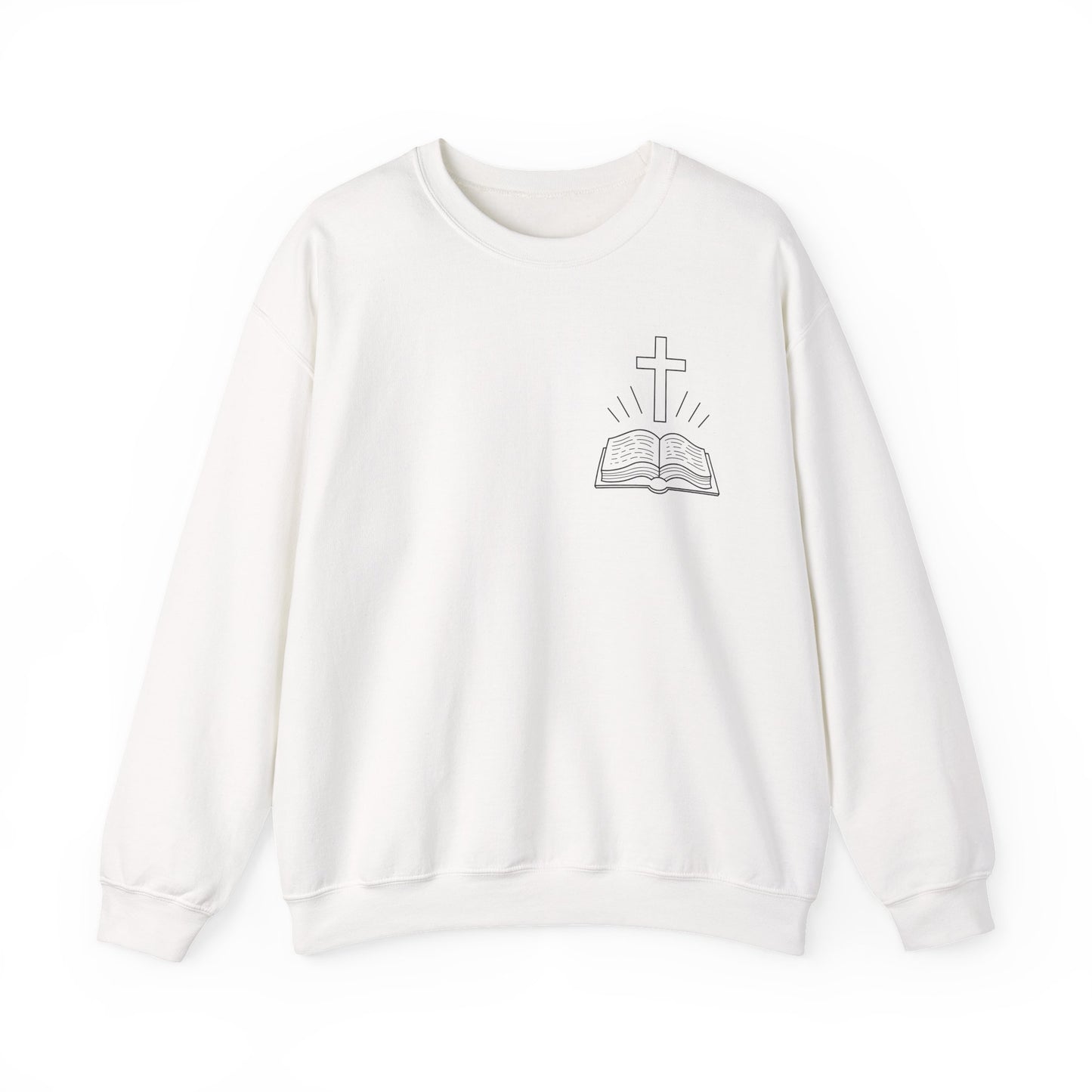 Faith-Inspired Unisex Crewneck Sweatshirt, Inspirational Sweatshirt, Religious Gift, Christian Apparel, Scripture Quote Sweatshirt, [...]