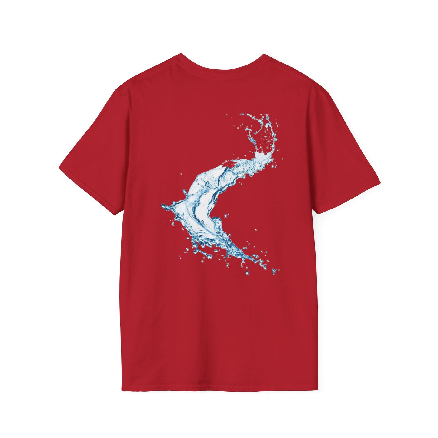 Water Wave Unisex Softstyle T-Shirt | Eco-Friendly, Casual Wear, Gift for Water Lovers, Summer Style, Nature Tees
