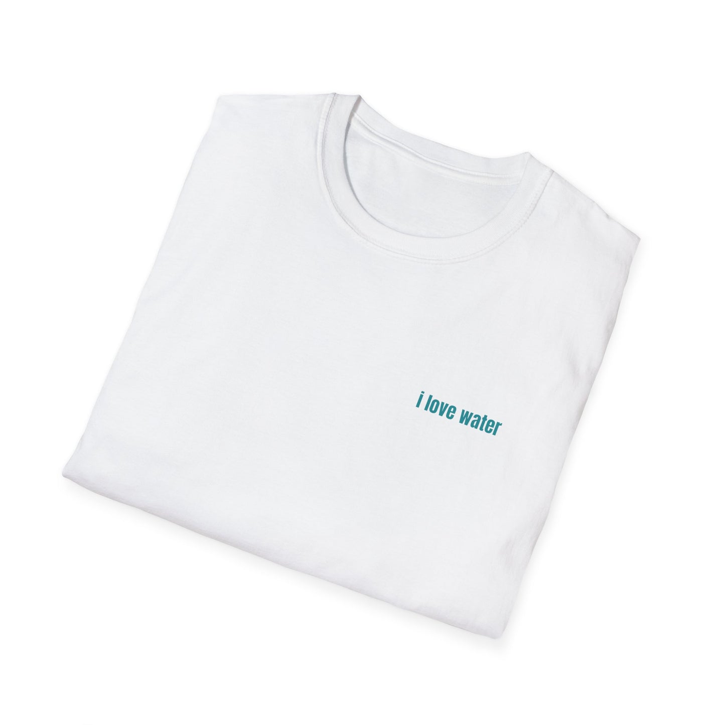 Water Wave Unisex Softstyle T-Shirt | Eco-Friendly, Casual Wear, Gift for Water Lovers, Summer Style, Nature Tees