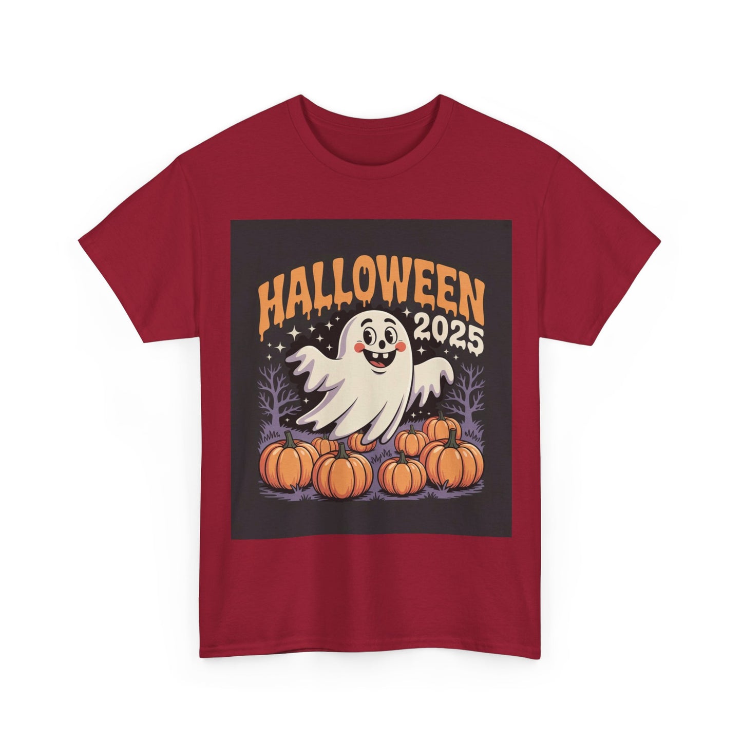 Halloween Ghost Unisex Tee - Celebrate with Style, Perfect for Parties, Fall Festivities, and Carving Pumpkins