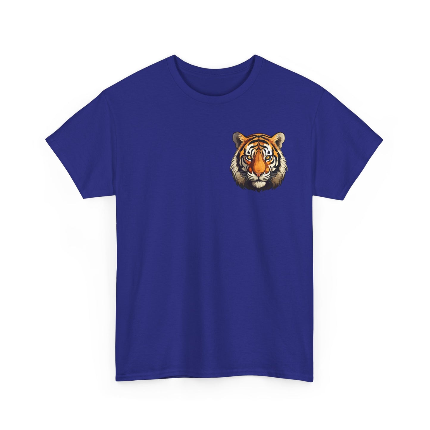 Fierce Tiger Graphic Tee, Unisex Cotton T-Shirt, Animal Lover Shirt, Wildlife Tee, Nature Enthusiast Gift