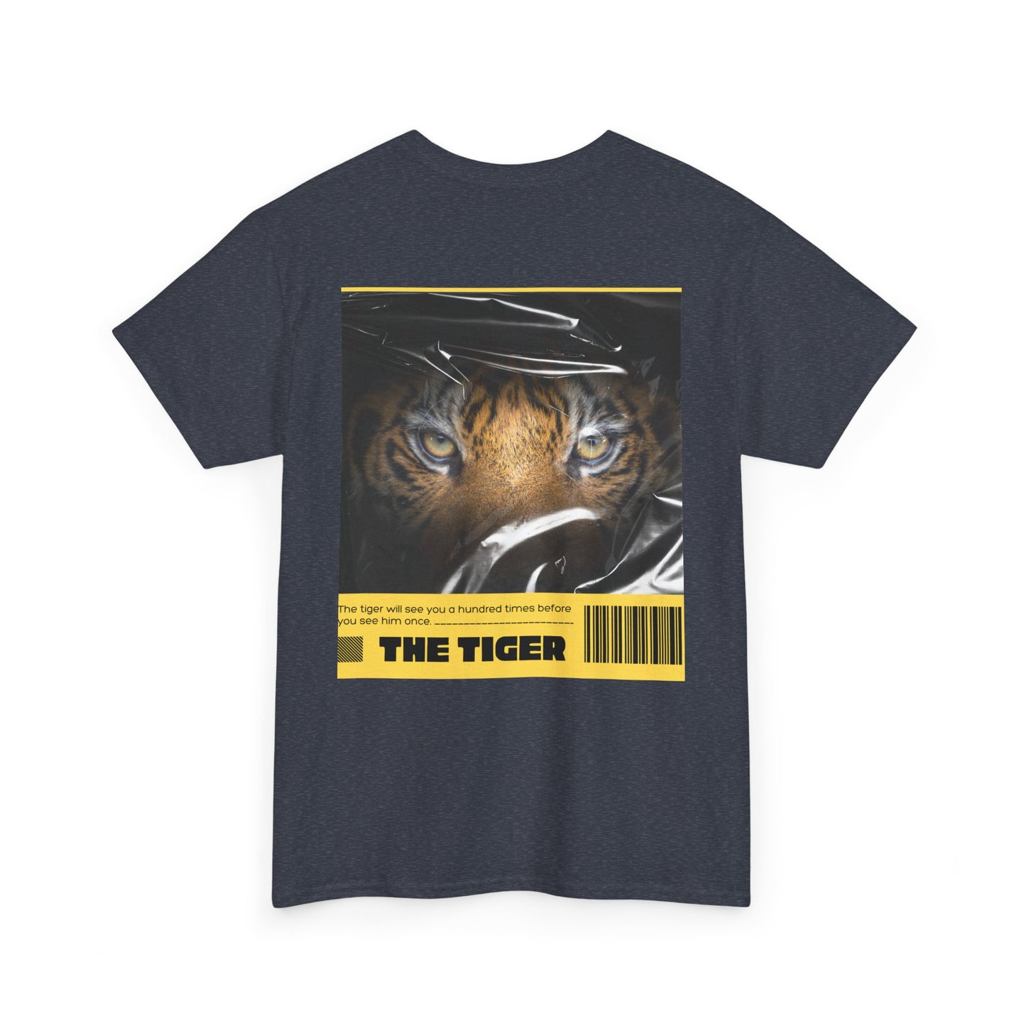 Fierce Tiger Graphic Tee, Unisex Cotton T-Shirt, Animal Lover Shirt, Wildlife Tee, Nature Enthusiast Gift