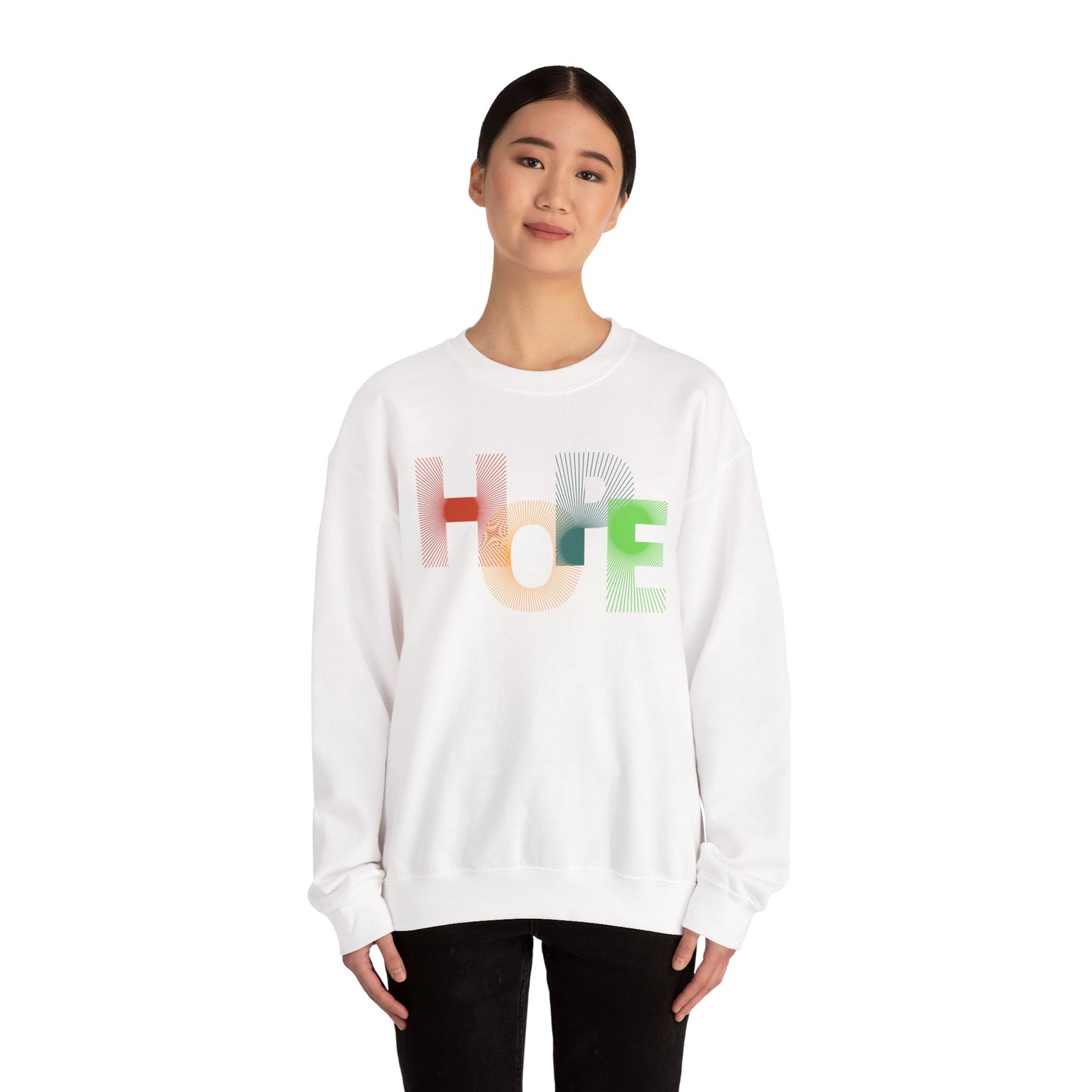 Unisex Hope Sweatshirt, Cozy Crewneck, Gift for Her/Him, Inspirational Apparel, Perfect for Spring