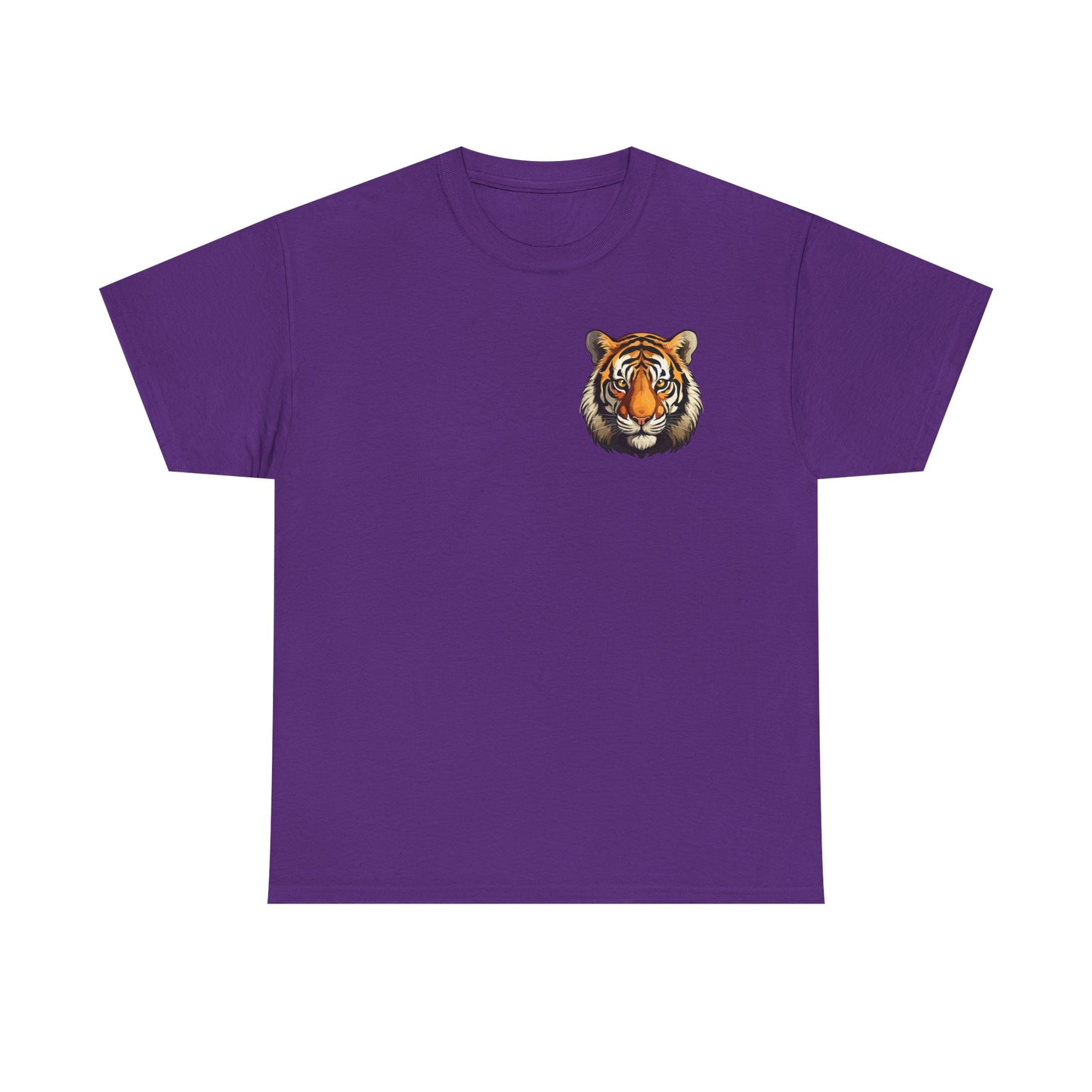 Fierce Tiger Graphic Tee, Unisex Cotton T-Shirt, Animal Lover Shirt, Wildlife Tee, Nature Enthusiast Gift